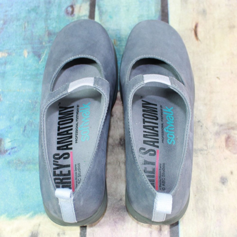 Grey's Anatomy by Softwalk Miranda Nursing Slip Resistant Mary Jane Shoes Size 6 - Picture 1 of 9
